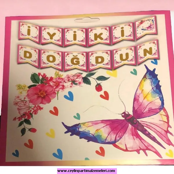 Kelebek Temalı Banner